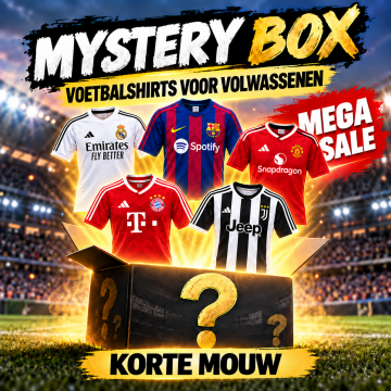 Uitverkoop voetbalshirts voor volwassenen – willekeurig ontwerp (korte mouw)
